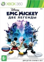 Epic Mickey: The power of two. Две легенды (Xbox 360, русская версия) - в Екатеринбурге можно купить, обменять, продать. Магазин видеоигр GameStore.su покупка | продажа | обмен | скупка