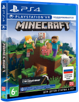 Minecraft (поддержка PS VR) (PS4, русская версия)