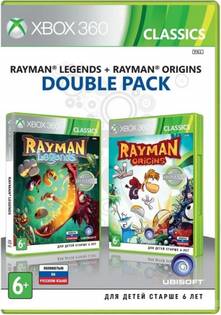 Rayman Legends + Rayman Origins (Xbox 360, русская версия) - в Екатеринбурге можно купить, обменять, продать. Магазин видеоигр GameStore.su покупка | продажа | обмен | скупка